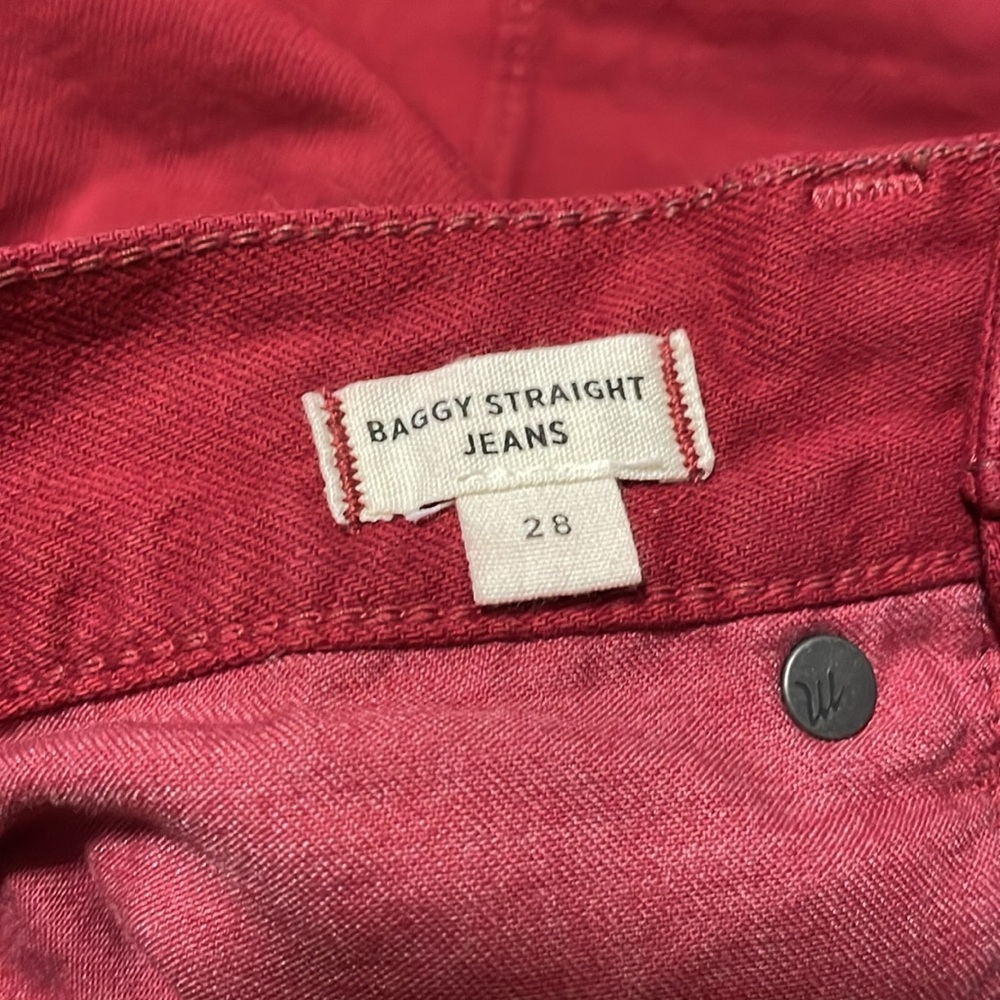 Madewell Baggy Straight Jeans - Picture 3 of 5